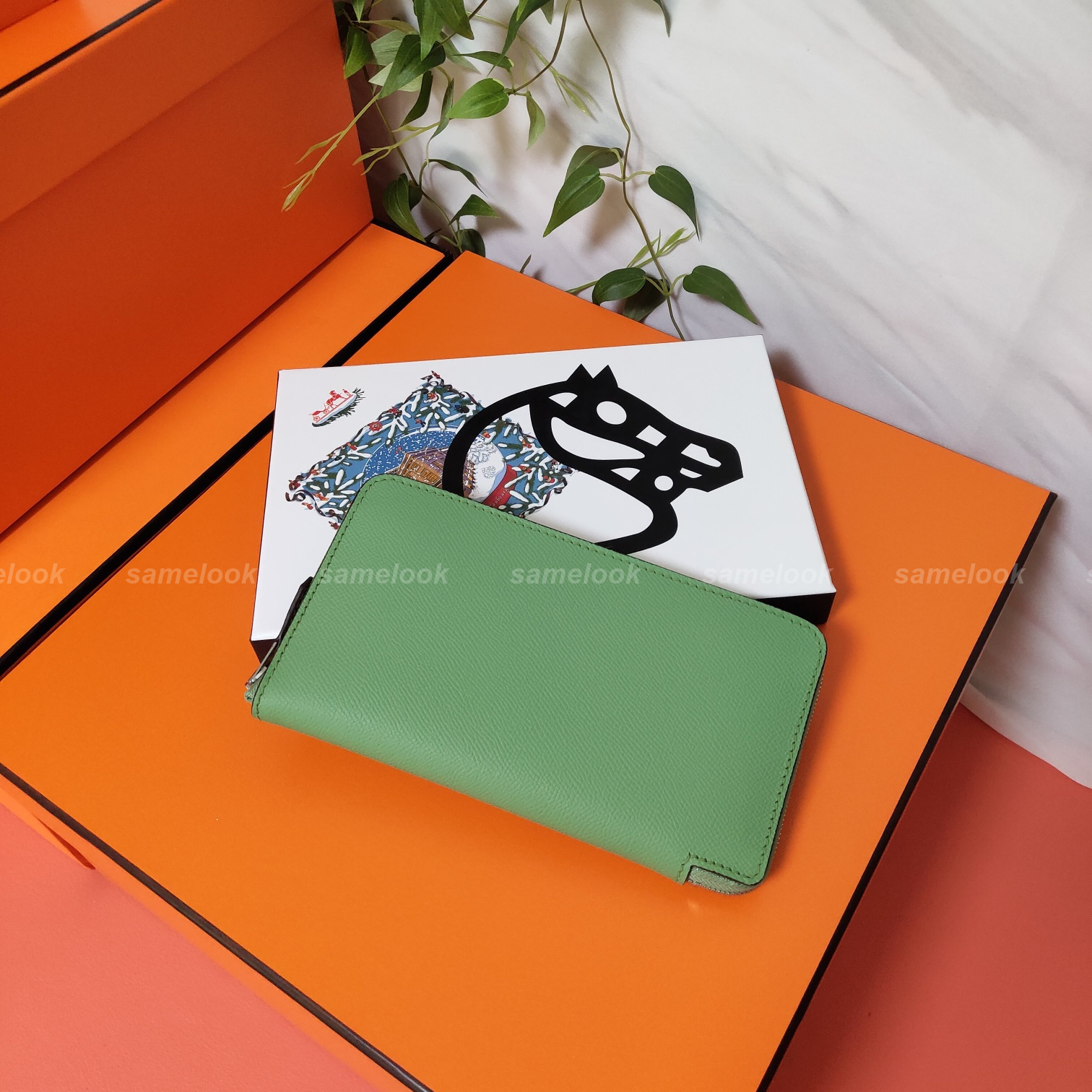 에르메스 실크인 클래식 장지갑