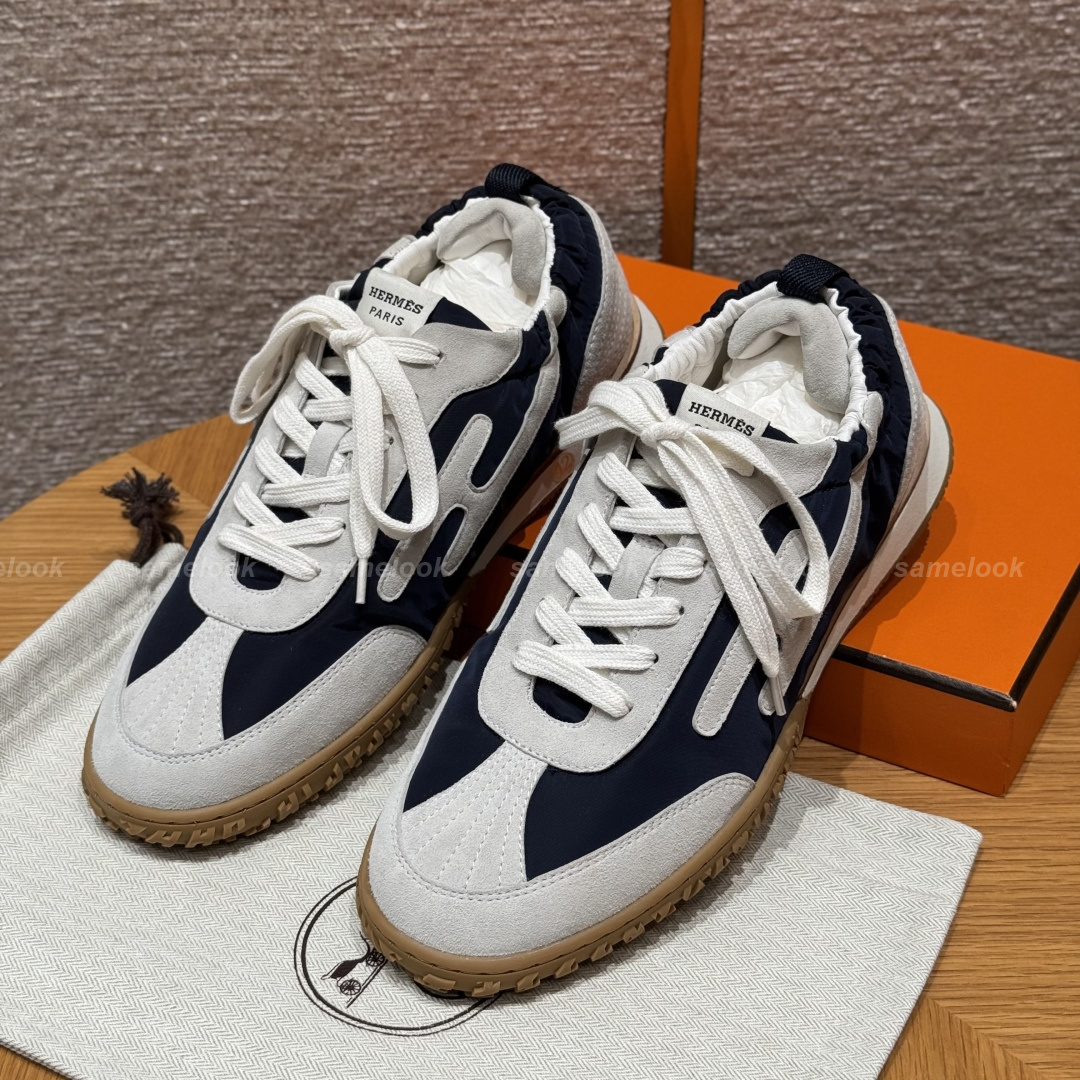 올수공 에르메스 JET 스니커즈 네이비 화이트 (남성)
